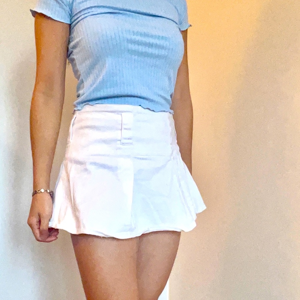 White Miniskirt